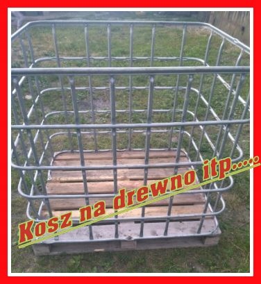 KOSZ ZBIORNIKA 1000 NA DREWNO PALETOPOJEMNIK