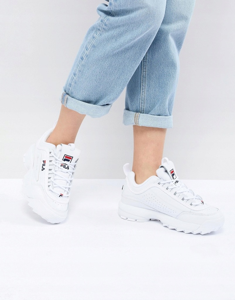 fila disruptor 38 white
