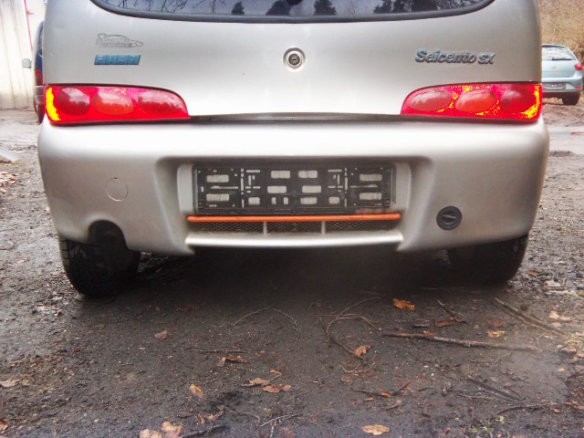 Zderzak tylny tył Fiat Seicento sporting 647