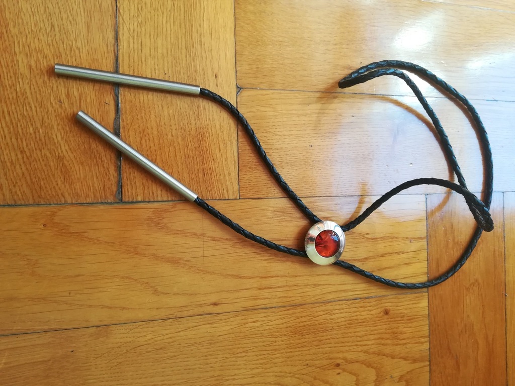 Naszyjnik Bolo Tie Pulp Fiction srebro (Hermes)