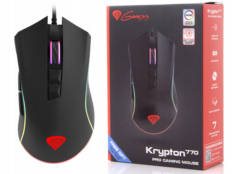 Profesjonalna myszka do grania gaming do komputera