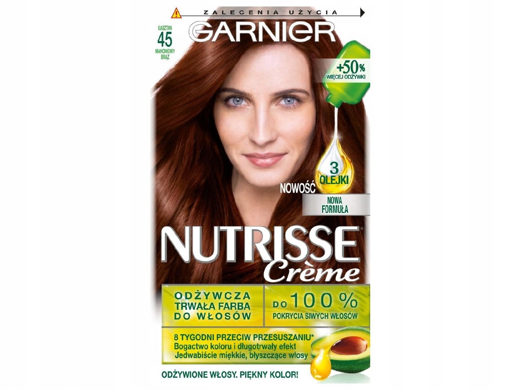 GARNIER Nutriss Farba nr 45 Mahoniowy Kasztan