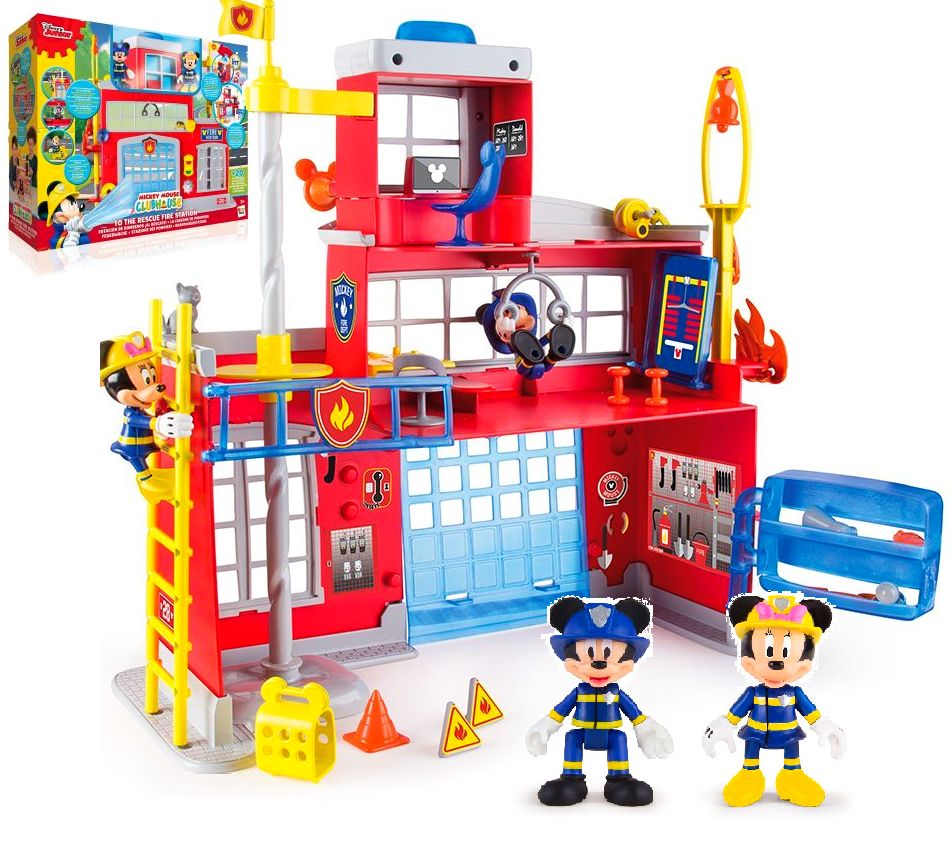 MYSZKA MIKI REMIZA STRAŻACKA DOMEK MYSZKI MINNIE