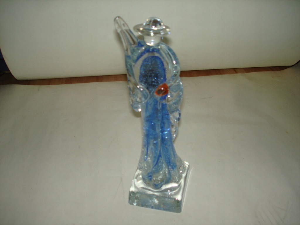 Szklana Figurka Huta Szkła Olsztynek wys.28,5cm