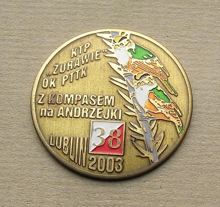 38 Rajd z Kompasem PTTK Żurawie Lublin 2003