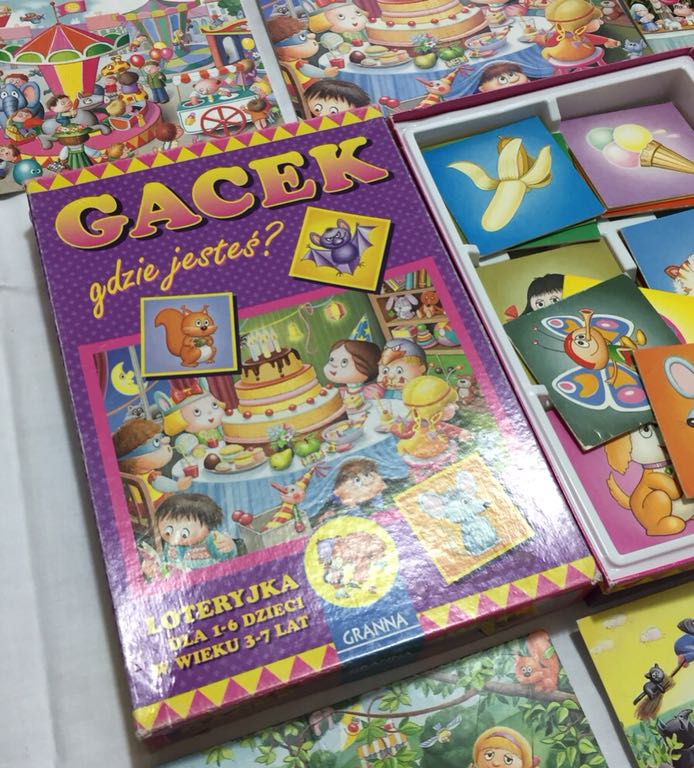 Gra planszowa GACEK - gdzie jesteś? Dla dzieci