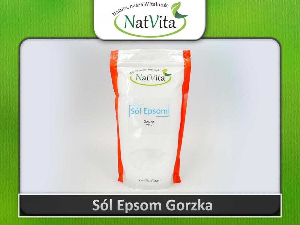 Sól Epsom Gorzka siarczan magnezu 700g NATVITA