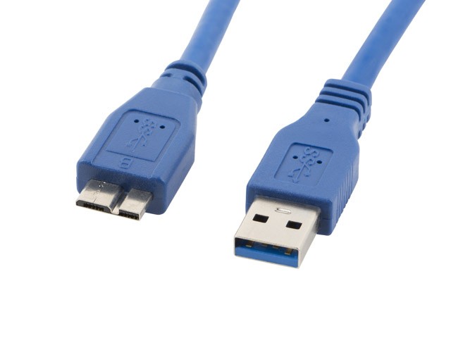 Kabel USB 3.0 micro AM-MBM5P 1.8M niebieski