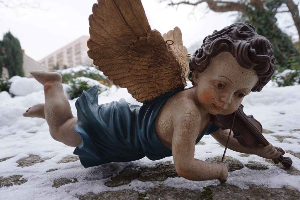 ALMI DECOR RZEŹBA FIGURA ANIOŁ DEKORACJA WISZĄCA