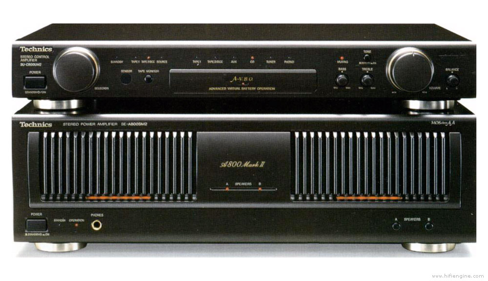 TECHNICS SE-A800S SU-C800U REFERENCE JAPAN MOS A
