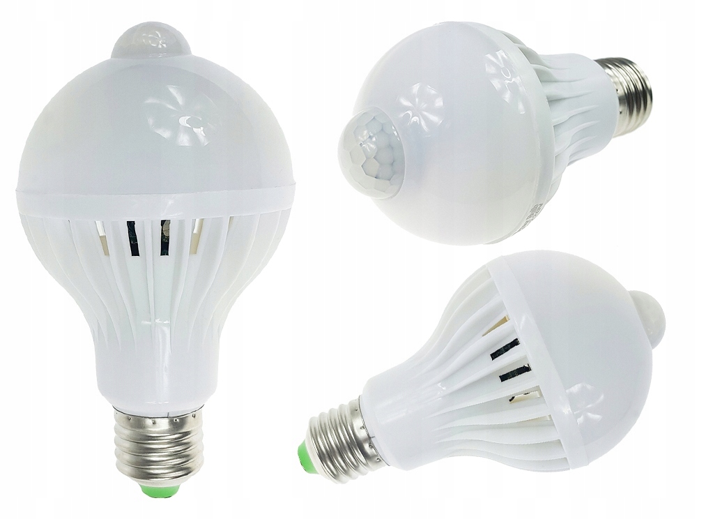 ŻARÓWKA LED Z CZUJNIKIEM RUCHU I ZMIERZCHU 9W E27 - 7137736493