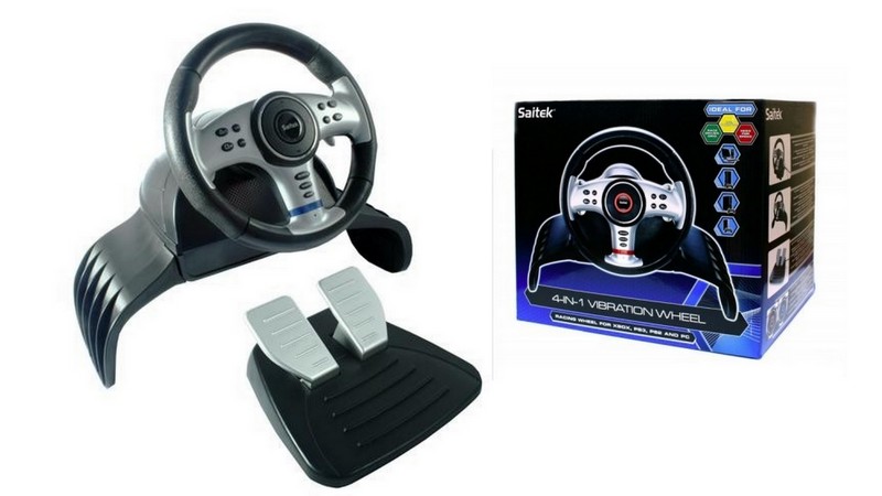 Kierownica Saitek 4 in 1 Vibration Wheel GWARANCJA
