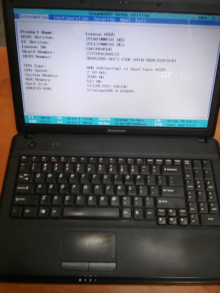 Lenowo G555