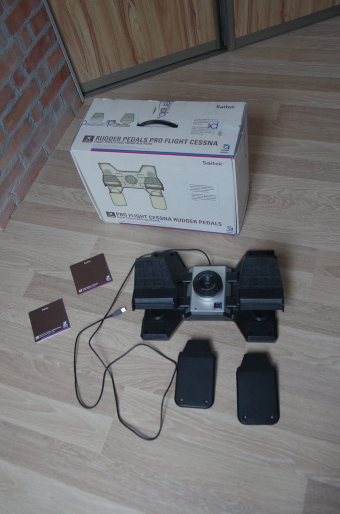 SAITEK PRO FLIGHT CESSNA RUDDER PEDALS NAJLEPSZE !