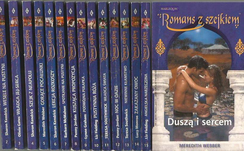 Harlequin Romans z Szejkiem Komplet 1-40 UCZUCIE