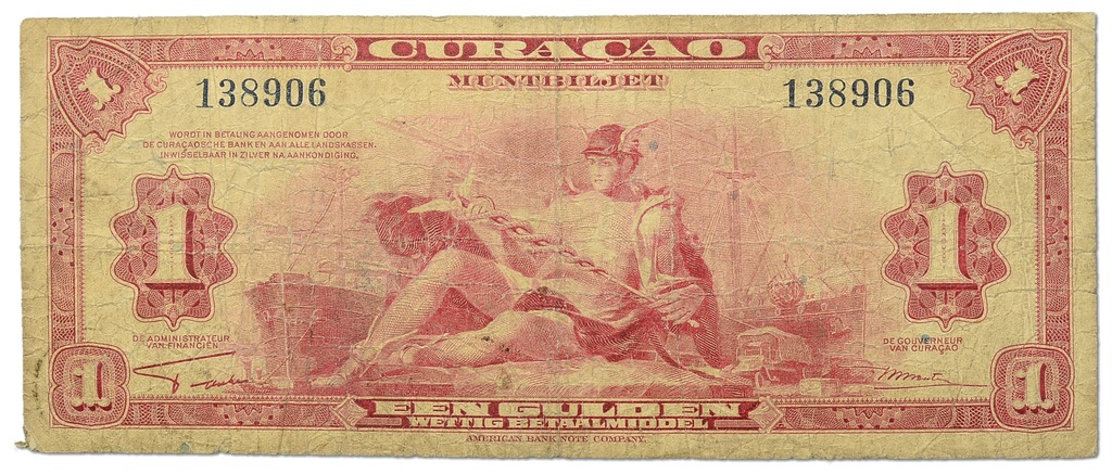 21.Curacao, 1 Gulden 1942, P.35.a, St.3