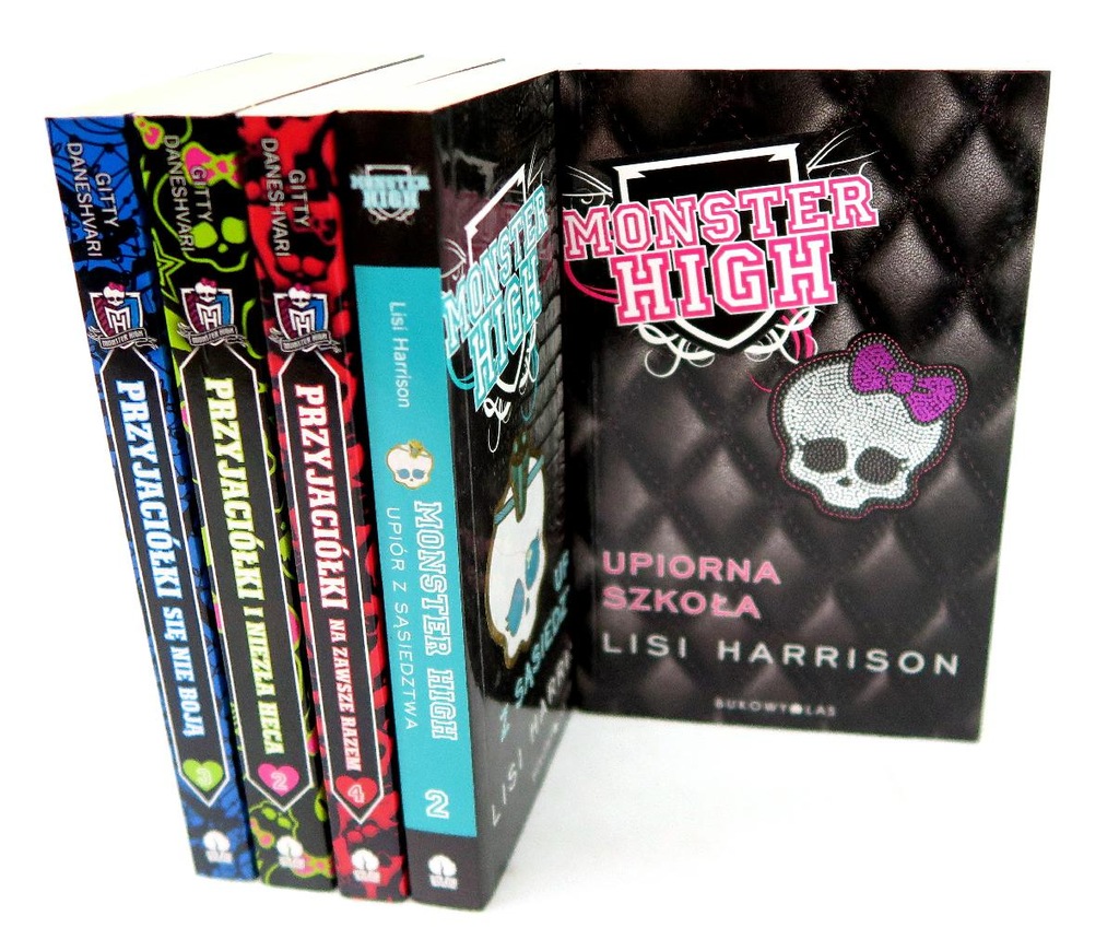 Seria książek Monster High + Przyjaciółki