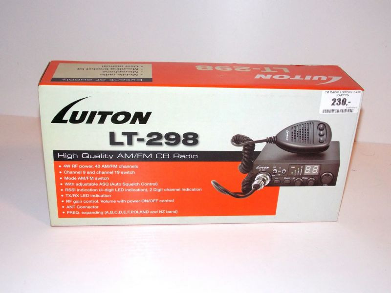 CB RADIO LUITON LT-298 KARTON