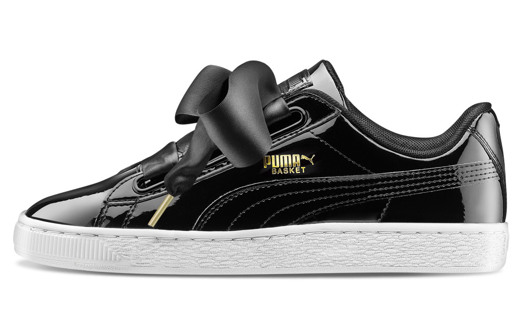 Puma basket discount heart nere vernice