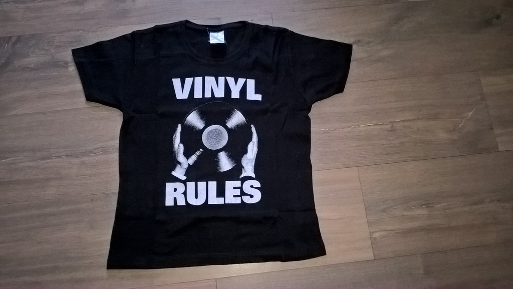 Koszulka damska Vinyl Rules metal rock