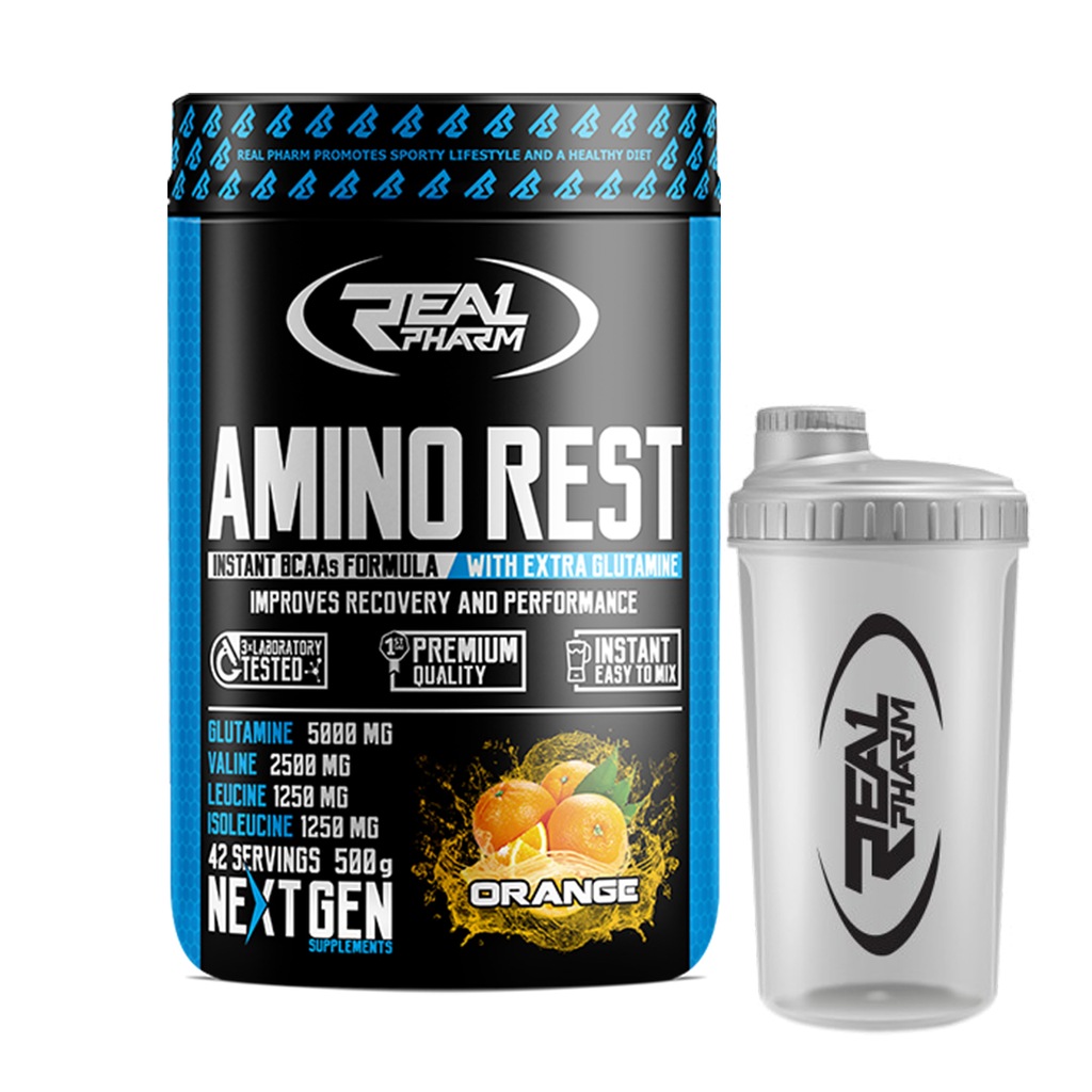 REAL PHARM AMINO REST - 500g - SUPER CENA! +GRATIS