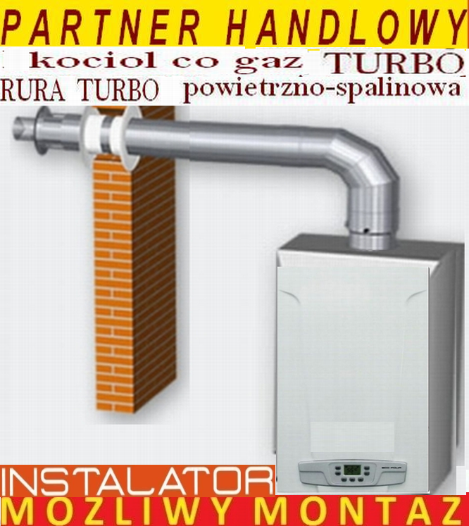 kocioł piec TURBO Buderus 2-F 24 zamknieta komora