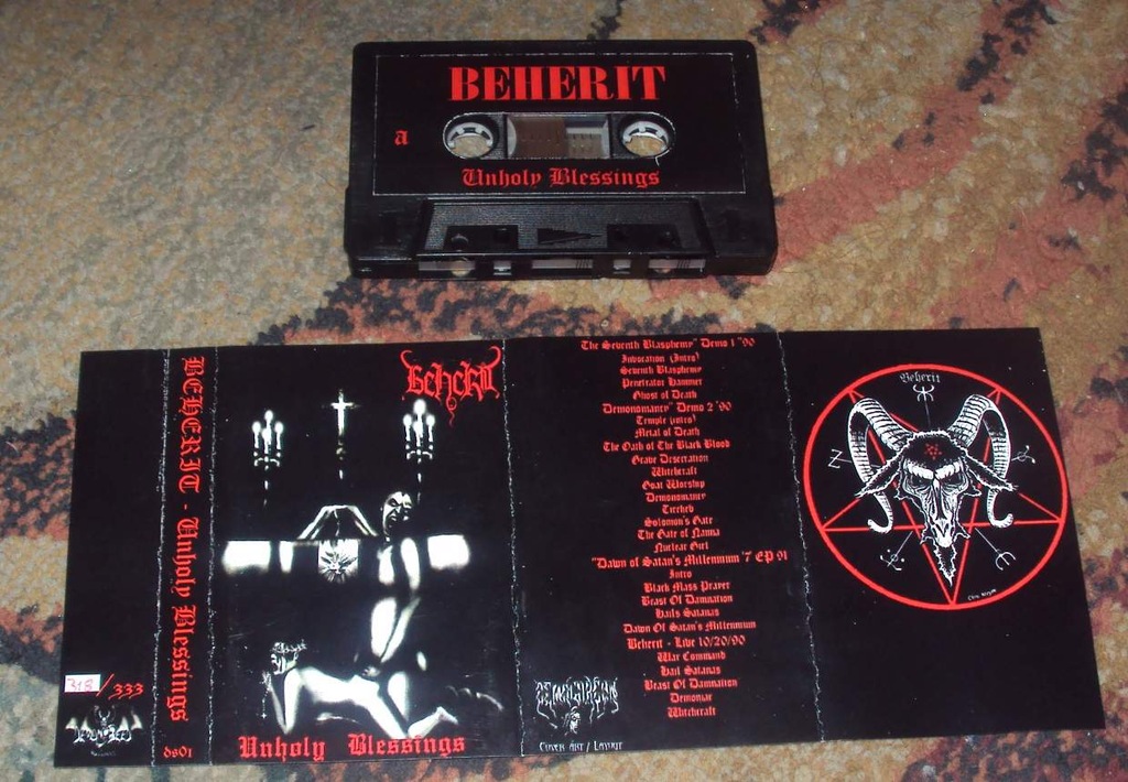 BEHERIT unholy blessings MC'91 SARCOFAGO VON