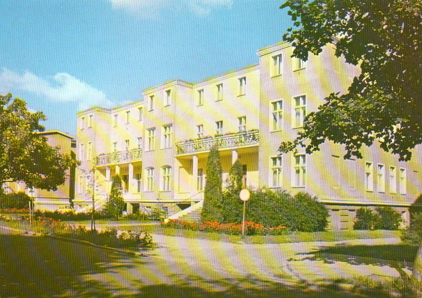 Kołobrzeg Sanatorium Mewa IV Pocztówka