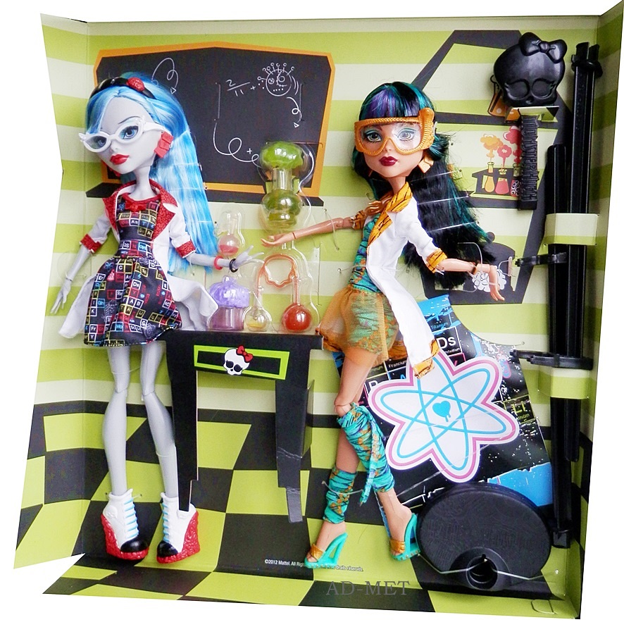 Monster High Lalka GHOULIA YELPS + CLEO de NILE