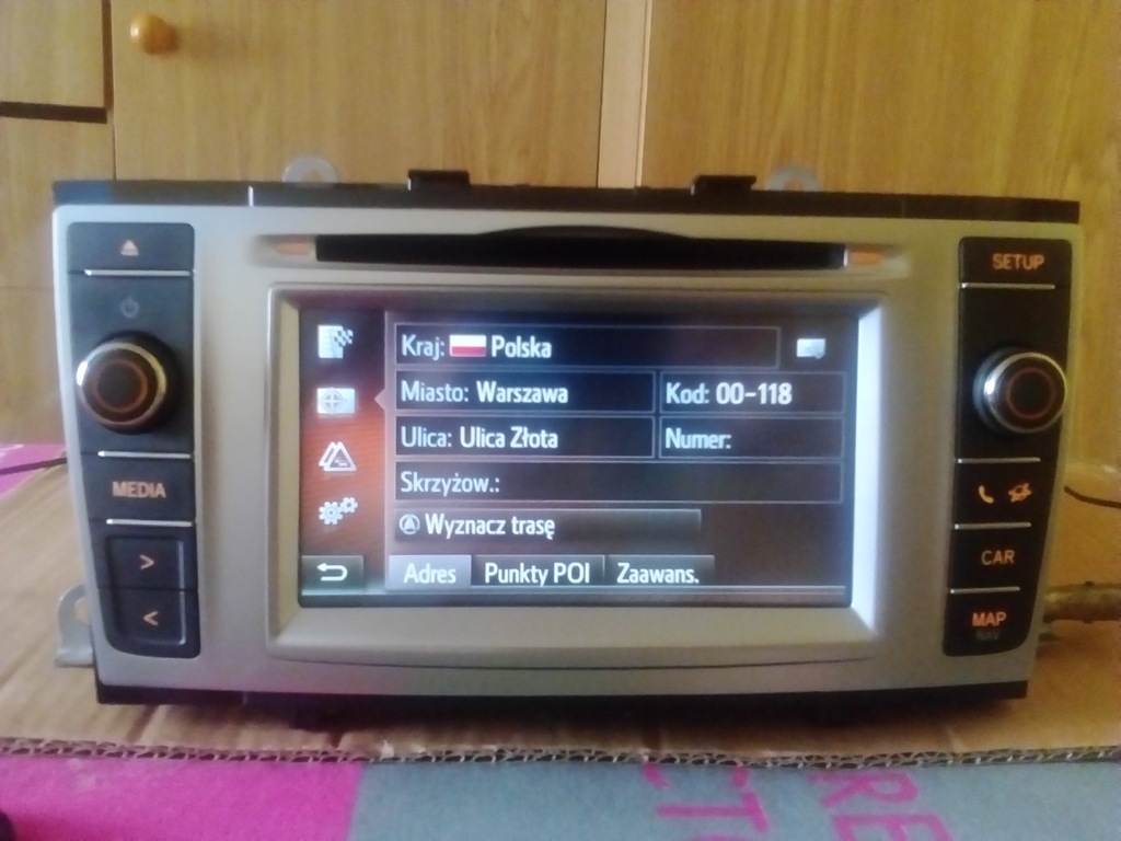 Toyota avensis T27 radio nawigacja TOUCH&GO2