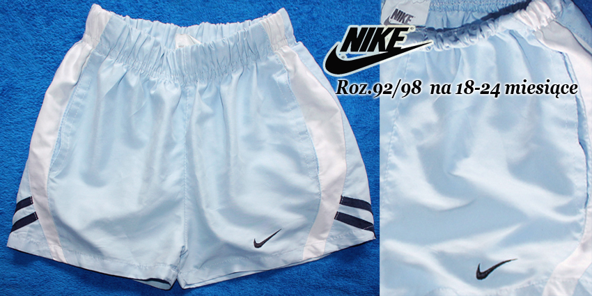 Nike - Krótkie spodenki na lato roz.92-98 cm
