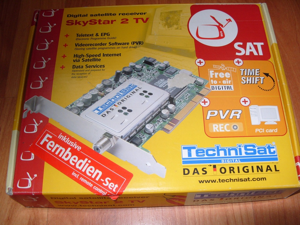 SkyStar 2 tuner Technisat REV. 2.6 D PCI DVB-S