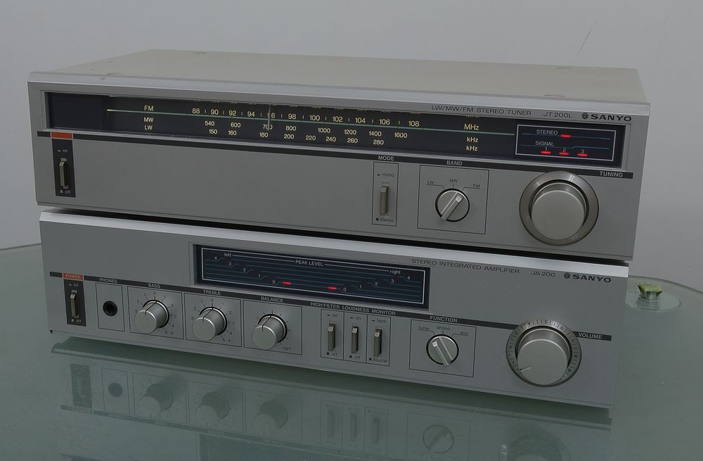 SANYO JA-200 / JT-200L AUDIOFILSKI ZESTAW STEREO 