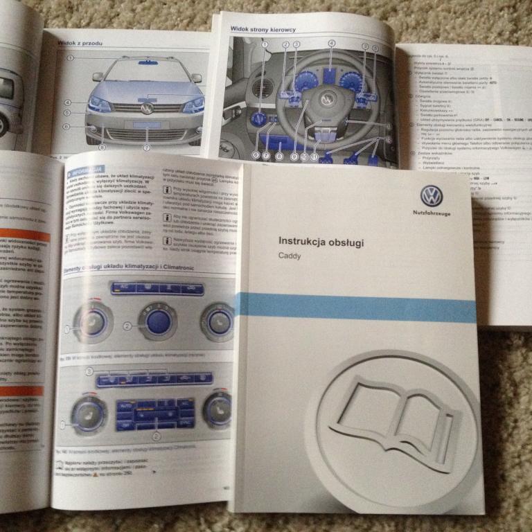 VW CADDY 2010 - Polska instrukcja obsługi oryginał