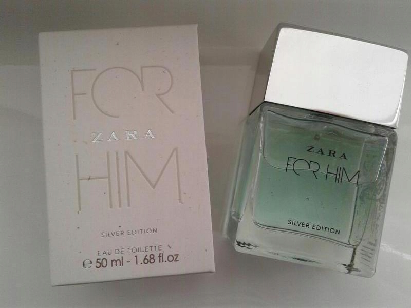 zara for him silver edition