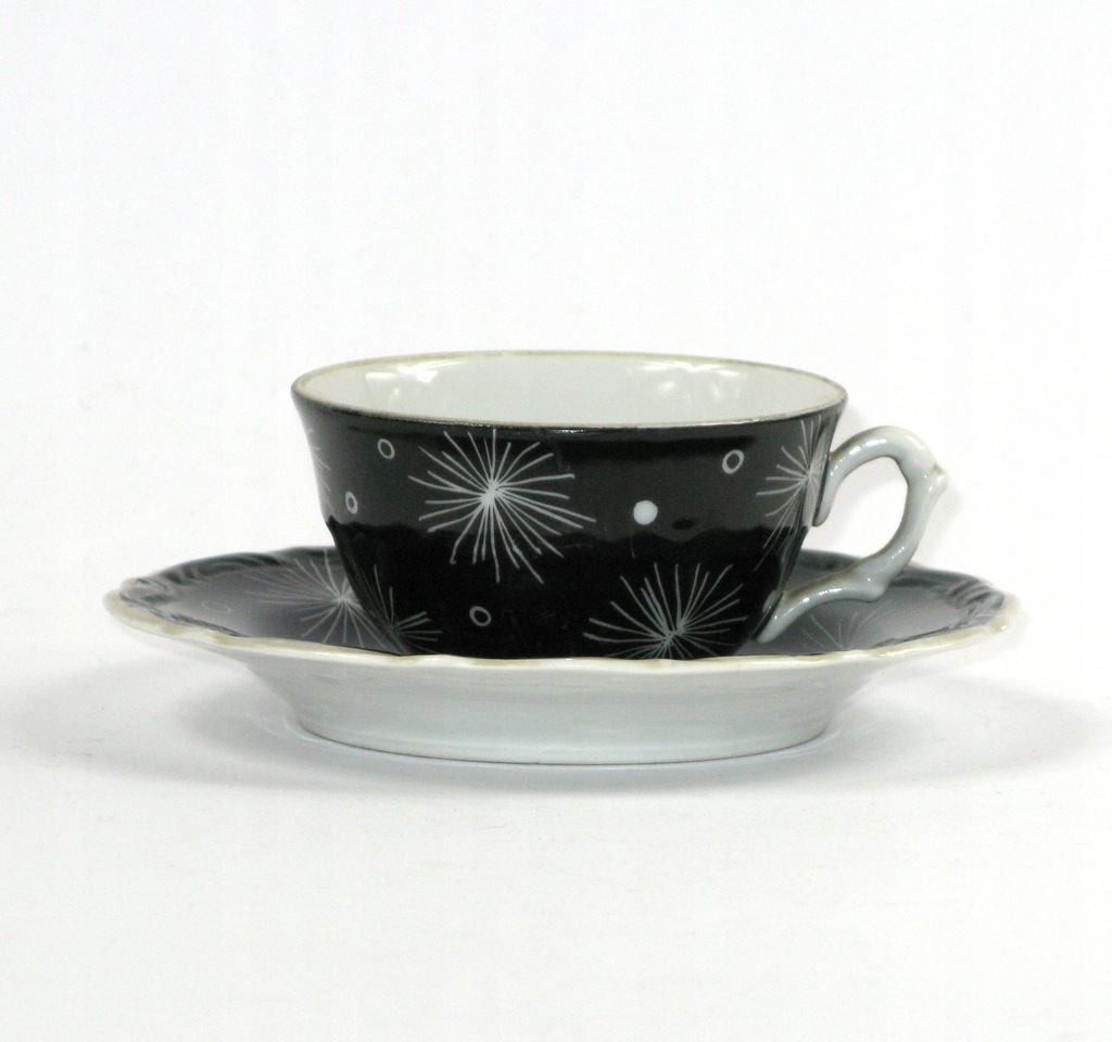 Filiżanka porcelana Wałbrzych - design lata 60.