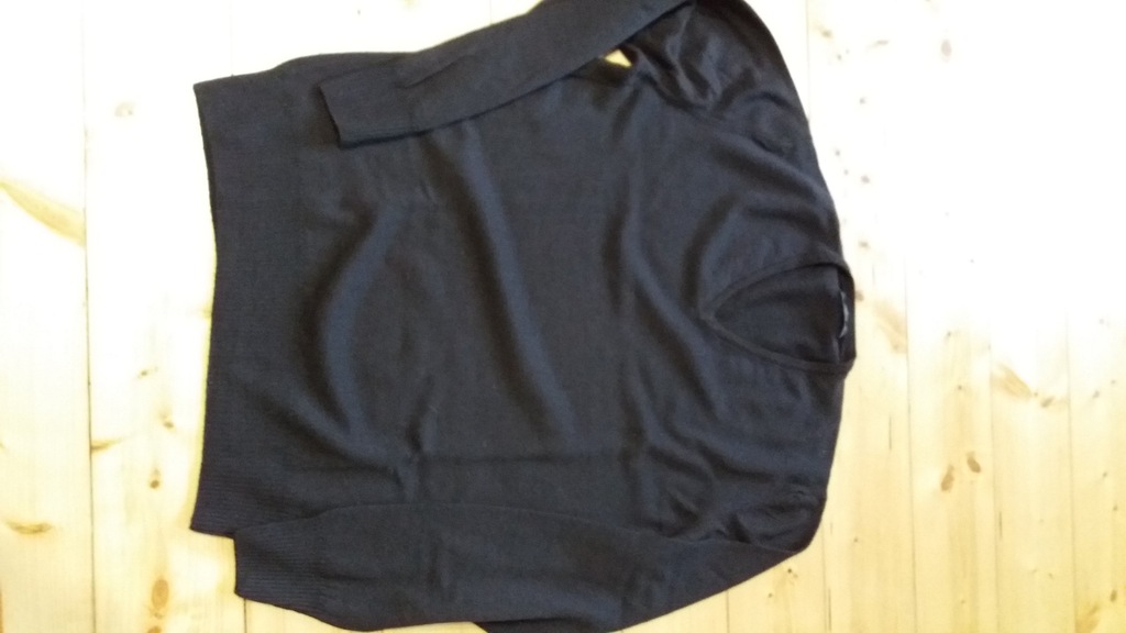 Sweterek cieńki Zara brązowy rozm XL