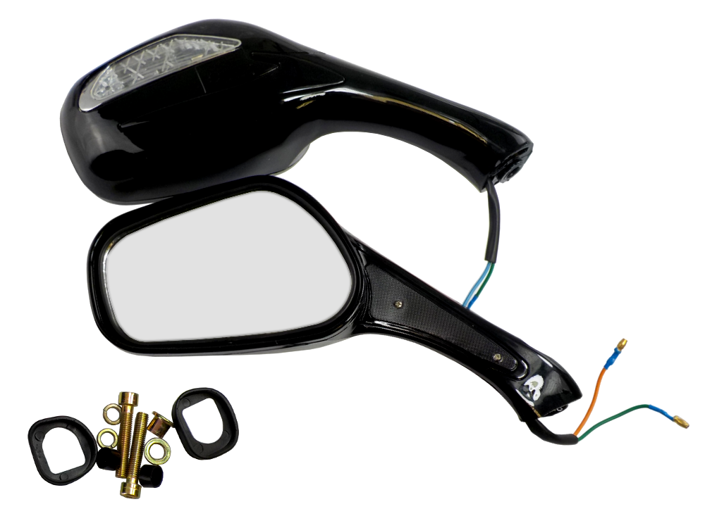 LUSTERKA Z KIERUNKOWSKAZAMI LED SKUTER HOMOLOGACJA - 7058791120