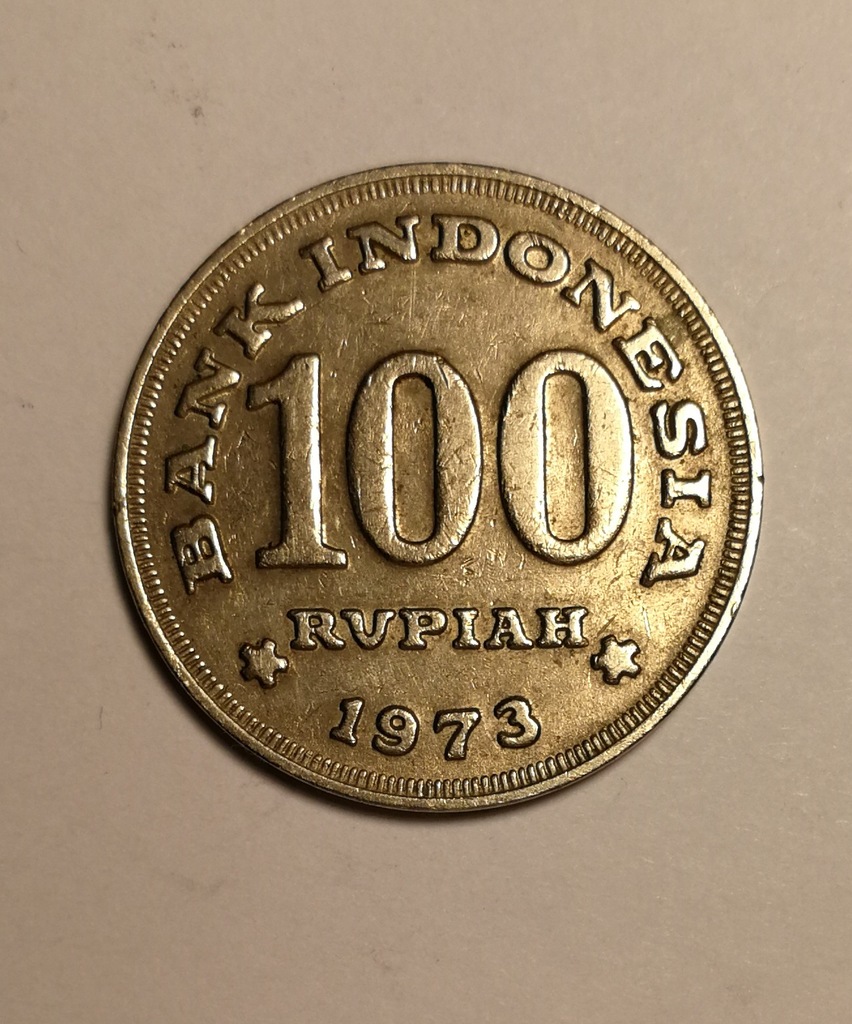 Indonezja 100 Rupii 1973