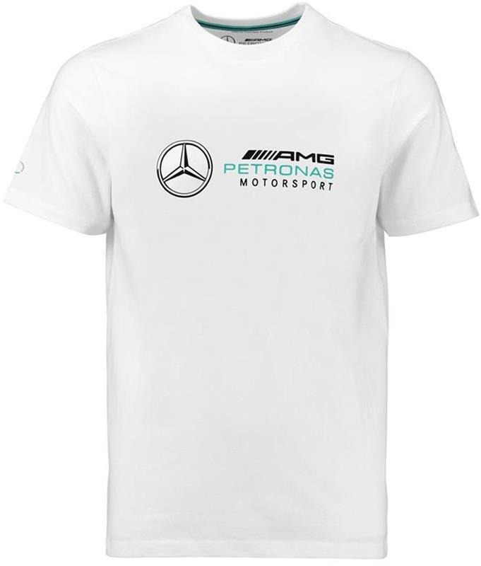 Koszulka męska Mercedes AMG Logo biała r.XL