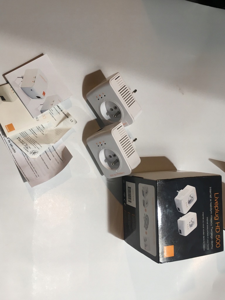 Jak nowy zestaw LIveplug Hd 500 Orange