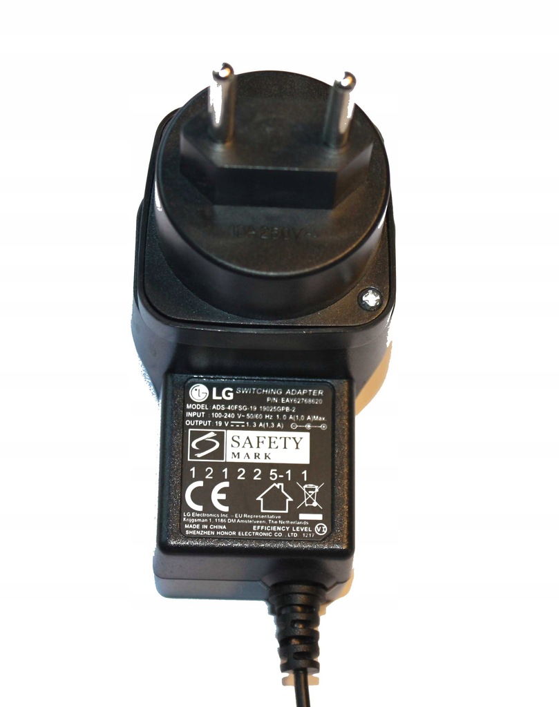 ZASILACZ LG MONITOR 19V 1.3A ADS40FSG19 25W UK 7575571640