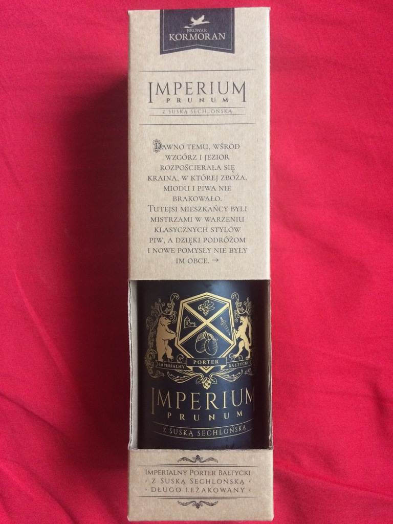 Kormoran Imperium Prunum butelka kolekcjonerska