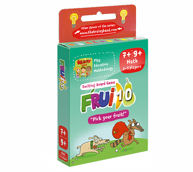 Gra MATEMATYCZNA FRUI 10 -  Dobble matematyczne