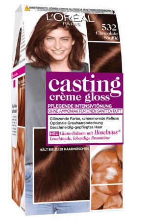 Loreal Casting Creme Gloss farba 5.32 z kokosem DE