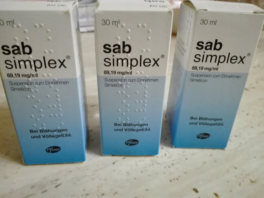 Sab simplex, krople antykolkowe