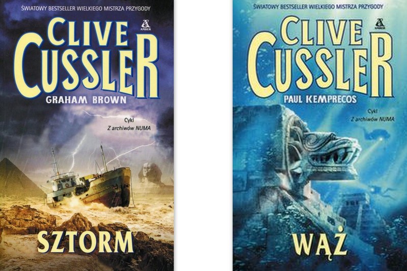 Clive Cussler Wąż + Sztorm CYKL Z ARCHIWÓW NUMA