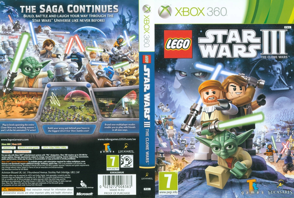 Lego star wars 3 hot sale xbox