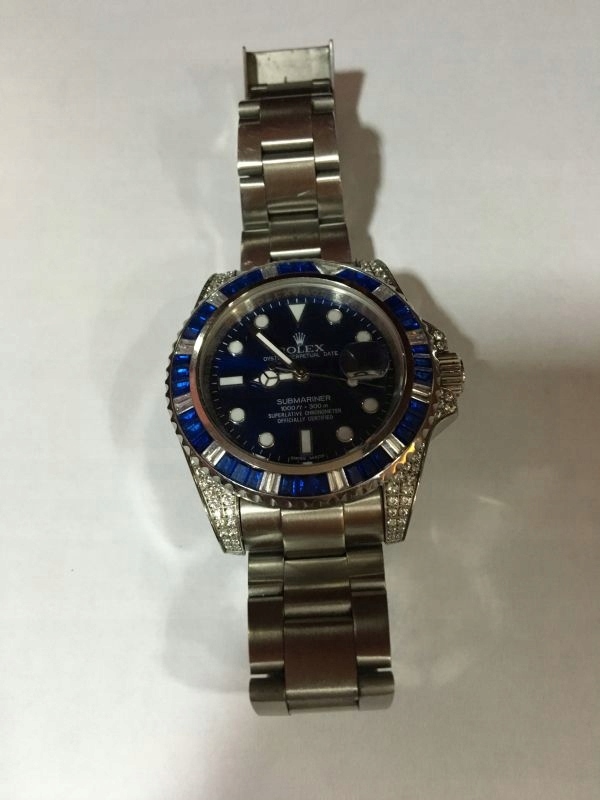 ROLEX SUBMARINER EMERALD BLUE WHITE 1:1 REPLIKA