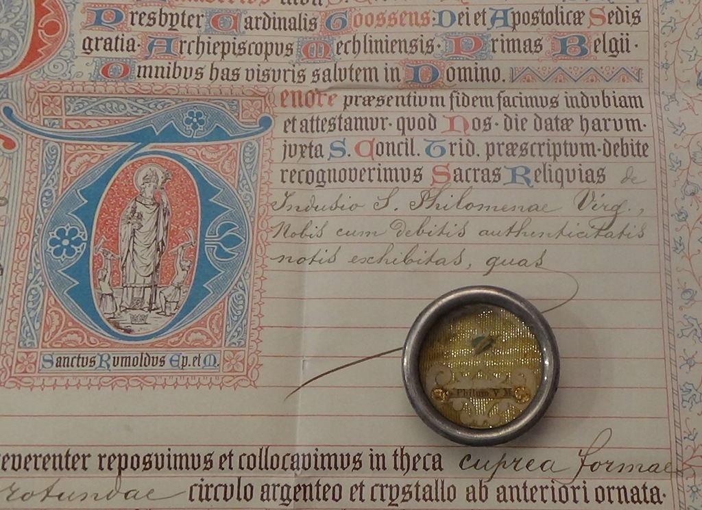 relikwiarz św. Filomena